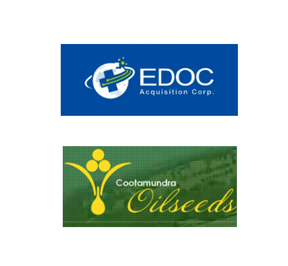EDOC Acquisition Corp. with Australian Oilseeds Investments Pty Ltd